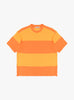 Triple T-Shirt Orange and Yellow from YMC at Couverture & The Garbstore
front 