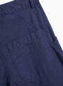 Twisted Seam Trouser Navy from YMC at Couverture & The Garbstore back 