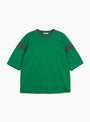 Skate Triple T-Shirt Green from YMC at Couverture & The Garbstore
front 