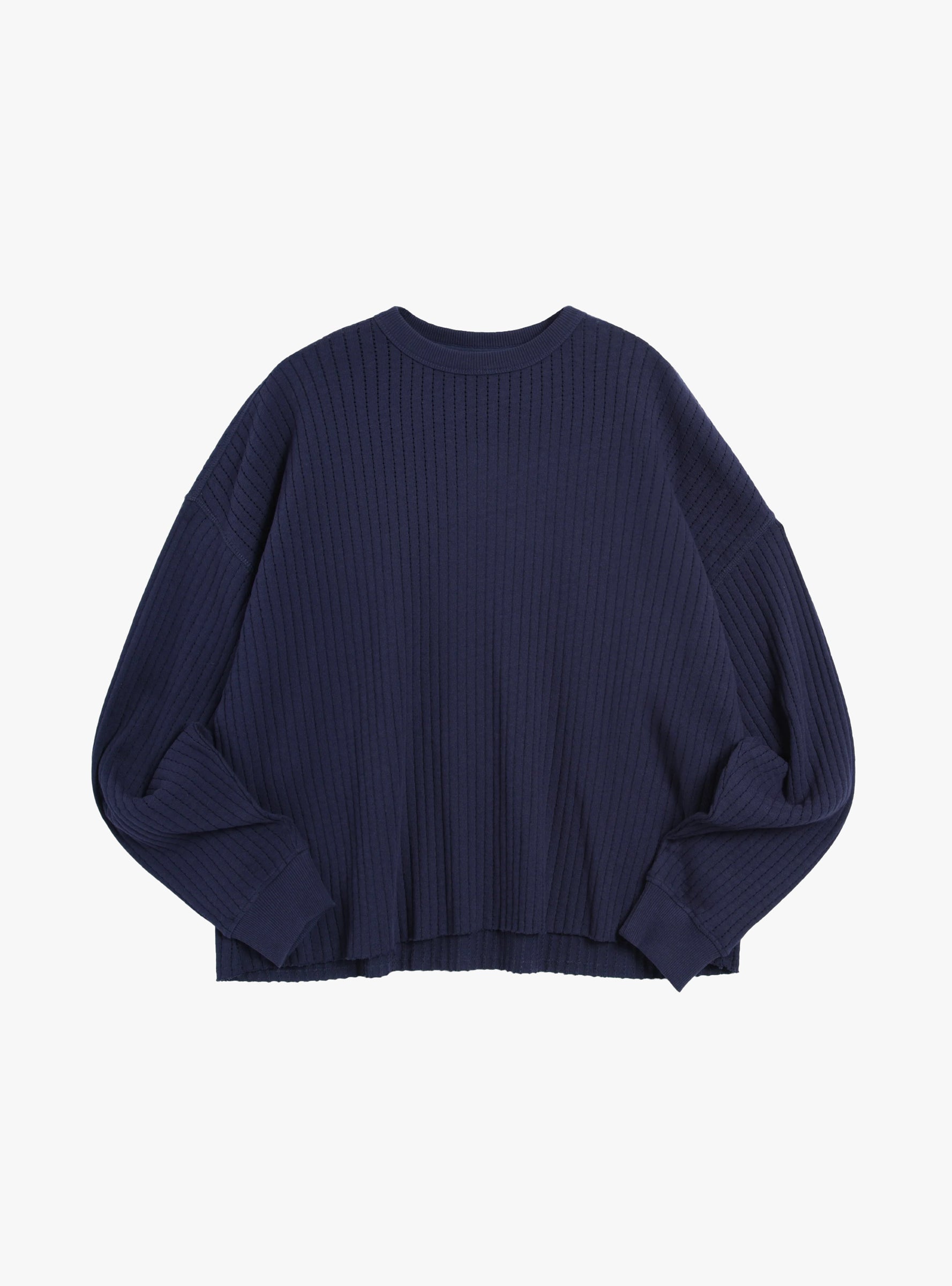 Perforated Studio Sweatshirt Navy by YMC | Couverture & The Garbstore