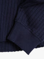 Perforated Studio Sweatshirt Navy at Couverture & The Garbstore
detail