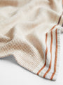 Tea Towel Maya - Blanc/Noisette from Charvet Éditions at Couverture & The Garbstore
detail