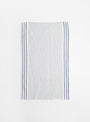 Tea Towel Maya - Blanc/Azur from Charvet Éditions at Couverture & The Garbstore
front