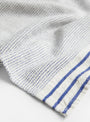 Tea Towel Maya - Blanc/Azur from Charvet Éditions at Couverture & The Garbstore detail