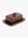 Barro Butter Dish Burgundy