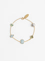 Five Charm Mini Bracelet Purple from Grainne Morton at Couverture & The Garbstore
front