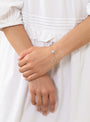 Five Charm Mini Bracelet Purple from Grainne Morton at Couverture & The Garbstore
model