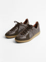 The German Military Trainers 1700L Dark Brown from Reproduction of Found side