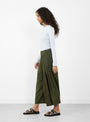 The Rombo Clara Trousers in Olive from Labo.Art at Couverture & The garbstore
side 