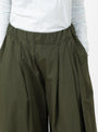 The Rombo Clara Trousers in Olive from Labo.Art at Couverture & The garbstore
waist 