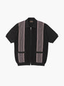 The Zip Knit Polo from Beams Plus in Charcoal at Couverture & The Garbstore
front