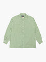 The Open Collar Madras Shirt from Beams Plus in Green at Couverture & The Garbstore
front