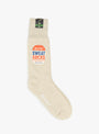 The Sweat Socks come in Oatmeal from Beams Plus at Couverture & The Garbstore
front 