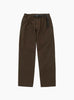 The Straight Fit Pants from Gramicci arrive in Chocolate at Couverture & The Garbstore
front 