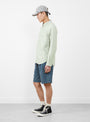 The Classic Oxford COOLMAX Shirt from Gramicci comes in Lime Green at Couverture & The Garbstore
model side