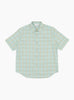 The Short Sleeve Checkered Ombre Shirt in Blue from Gramicci at Couverture & The Garbstore
front 