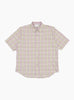 The Short Sleeve Checkered Ombre Shirt in Purple from Gramicci at Couverture & The Garbstore
front