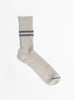 The Organic Hemp Socks come in Grey Purple Haze from ROTOTO at Couverture & The Garbstore
front 
