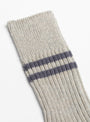 The Organic Hemp Socks come in Grey Purple Haze from ROTOTO at Couverture & The Garbstore
detail