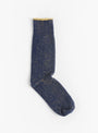 The Reversible Pile Socks Navy and Yellow from ROTOTO at Couverture & The garbstore
front