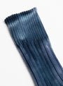 Chunky Ribbed Crew Socks Indigo Navy from ROTOTO at Couverture & The Garbstore
detail 