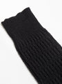 The Folk Crochet Socks come in Black from ROTOTO at Couverture & The Garbstore
detail
