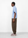 Gate Shirt Blue from Gander at Couverture & The Garbstore
model side