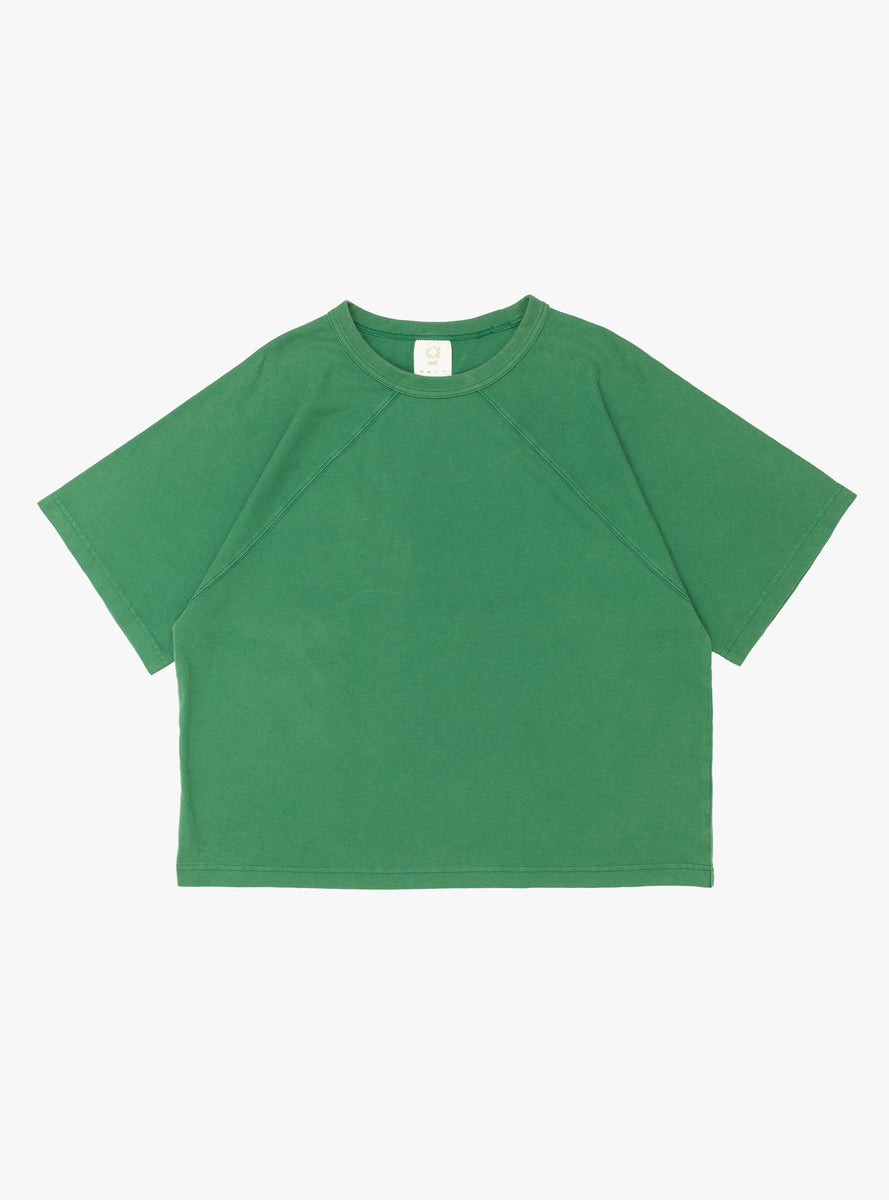 Narrow Raglan Tee Washed Green by Gander | Couverture & The Garbstore ...