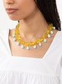 Bubble Necklace Citrus from AGLAGLA at Couverture &  The Garbstore 
model