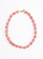 Mini Classic Glass Beads Necklace Pink from AGLAGLA at Couverture & The Garbstore 
front 