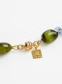 Mini Glass Beads Necklace Olive Green from AGLAGLA at Couverture & The Garbstore
detail 