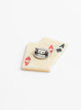 The Hand Painted Ace of Hearts Pin from Solar Eclipse at Couverture and the Garbstore
pin