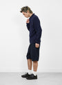 Slippery Knit Navy from Howlin' at Couverture & The Garbstore
model side