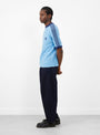 Knitted Training T-Shirt Light Blue from Rice Nine Ten at Couverture & The Garbstore
model side