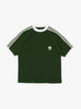Knitted Training T-Shirt Dark Green from Rice Nine Ten at Couverture & The Garbstore
front 