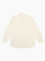 The Aertex Half Zip Shirt from Wythe comes in Unbleached at Couverture & The Garbstore
back 