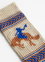 Jacquard Socks Bucking Bronc from Wythe at Couverture & TheGarbstore
detail