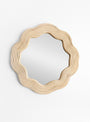Reflet rattan mirror S from Pomax at Couverture & The Garbstore
front 