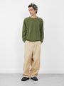 Vintage Double V Sweatshirt Olive