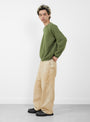 Vintage Double V Sweatshirt Olive