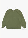 Vintage Double V Sweatshirt Olive from A.PRESSE at Couverture & The Garbstore back 