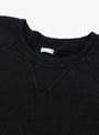 Vintage Double V Sweatshirt Black from A.PRESSE at Couverture & The Garbstore
collar 