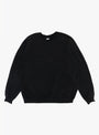 Vintage Double V Sweatshirt Black from A.PRESSE at Covuerture & The Garbstore
front 