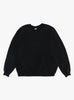 Vintage Double V Sweatshirt Black from A.PRESSE at Covuerture & The Garbstore
front 