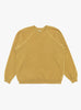 Vintage Double V Sweatshirt Gold from A.PRESSE at Couverture & The Garbstore 
front 