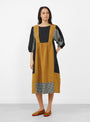 The Winnie Dress comes in Patchwork from Sideline at Couverture & The Garbstore
model front