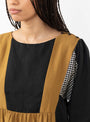 The Winnie Dress comes in Patchwork from Sideline at Couverture & The Garbstore
model deail