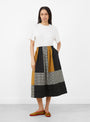 The Willow Skirt comes in Patchwork from Sideline at Couvreture & The garbstore
model front 