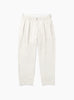 The Twill Part Timer Pants come in Off White from Service Works at Couverture & The Garbstore
front 