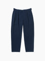 The Twill Part Timer Pants come in Dark Navy from Service Works at Couverture & The Garbstore
front 